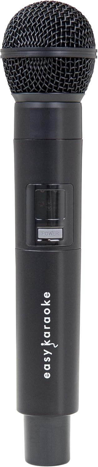 Black Karaoke Party Speaker Wireless Mic LED Light Show
