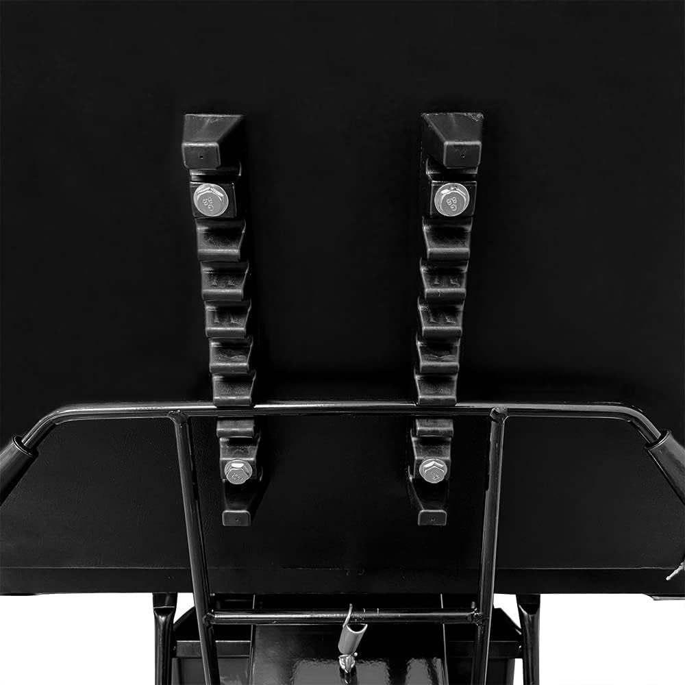 Reclining Massage Table Adjustable Beauty Salon Spa Tattoo Bed w/ Storage Black