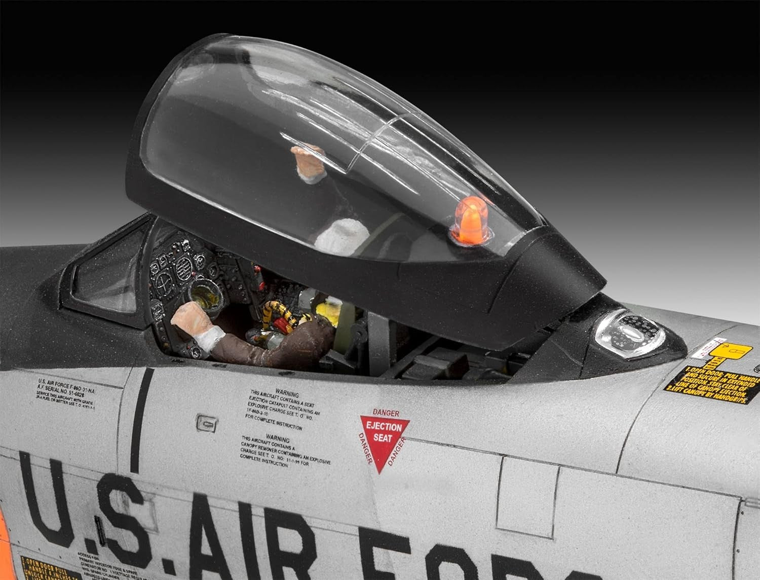 Unbuilt F-86D Dog Sabre Model Kit 1:48 Scale Plastic Aircraft DIY