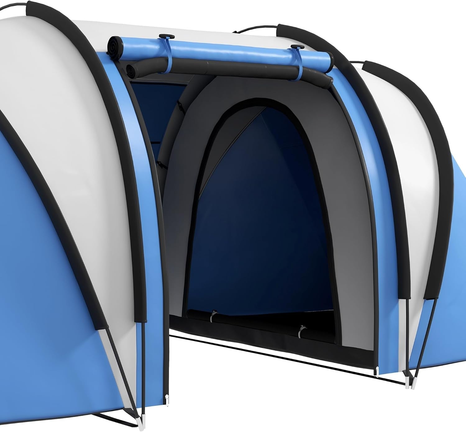 4-5 Person Family Tunnel 3000mm Waterproof 2 Bedroom