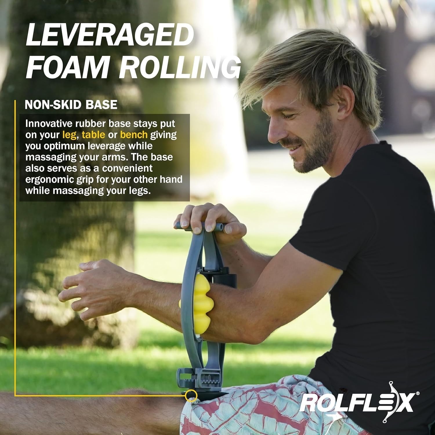 Full Body Foam Roller Massager for Deep Muscle Relief & Trigger Point Therapy
