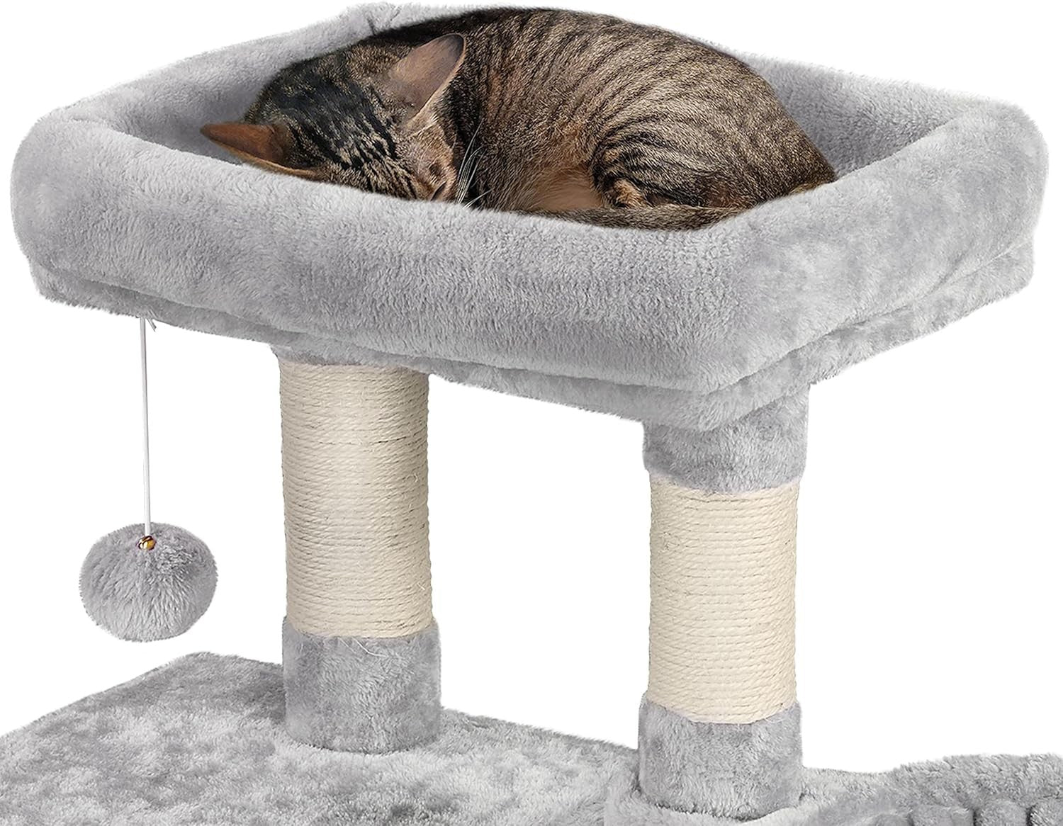 Cat Tree Tower 96cm With Large Perch Condo Scratching Posts Indoor