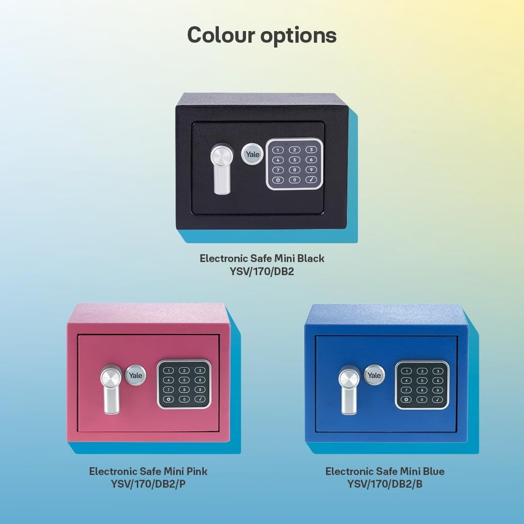 Mini Digital Safe Box Pink Electronic Keypad Cash Jewellery Lock