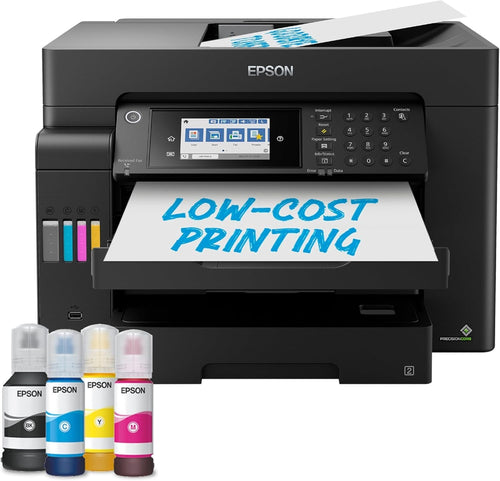 A3+ Black Multifunction Wi-Fi Ink Tank Printer Fax Scan Copy Auto Duplex