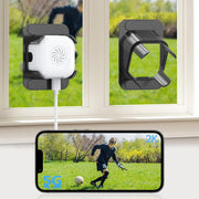 2K Window Security Camera WiFi 5GHz AI Detection 24/7 Recording