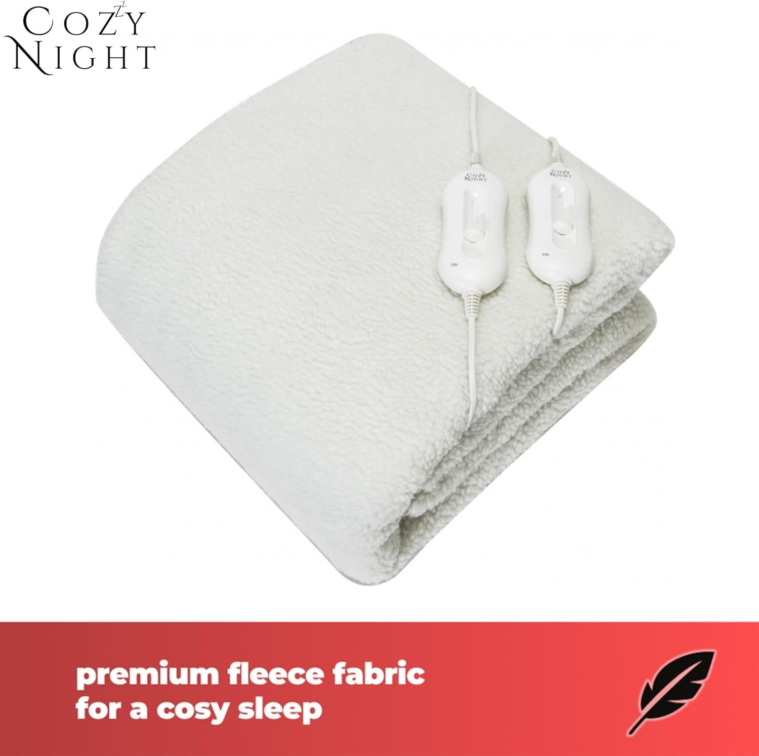 Double Electric Blanket Underblanket 140x192cm Dual Control Heated Mattress