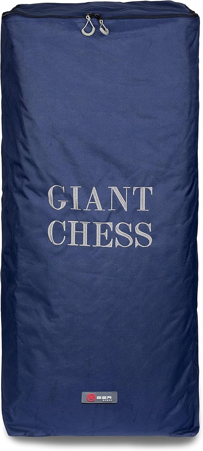 Giant 90cm Outdoor Mega Chess Set with Board Mat & Storage Bags | UV-Pro Chess