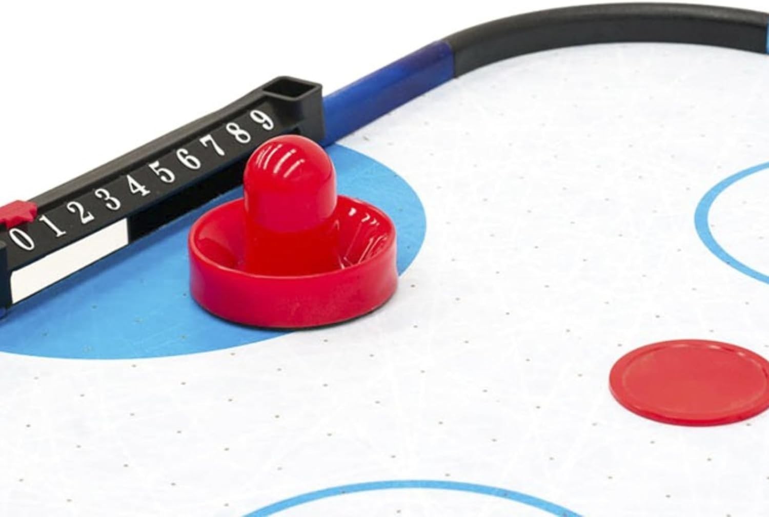 Folding Air Hockey Table with Wheels Kids Family Indoor Game Set