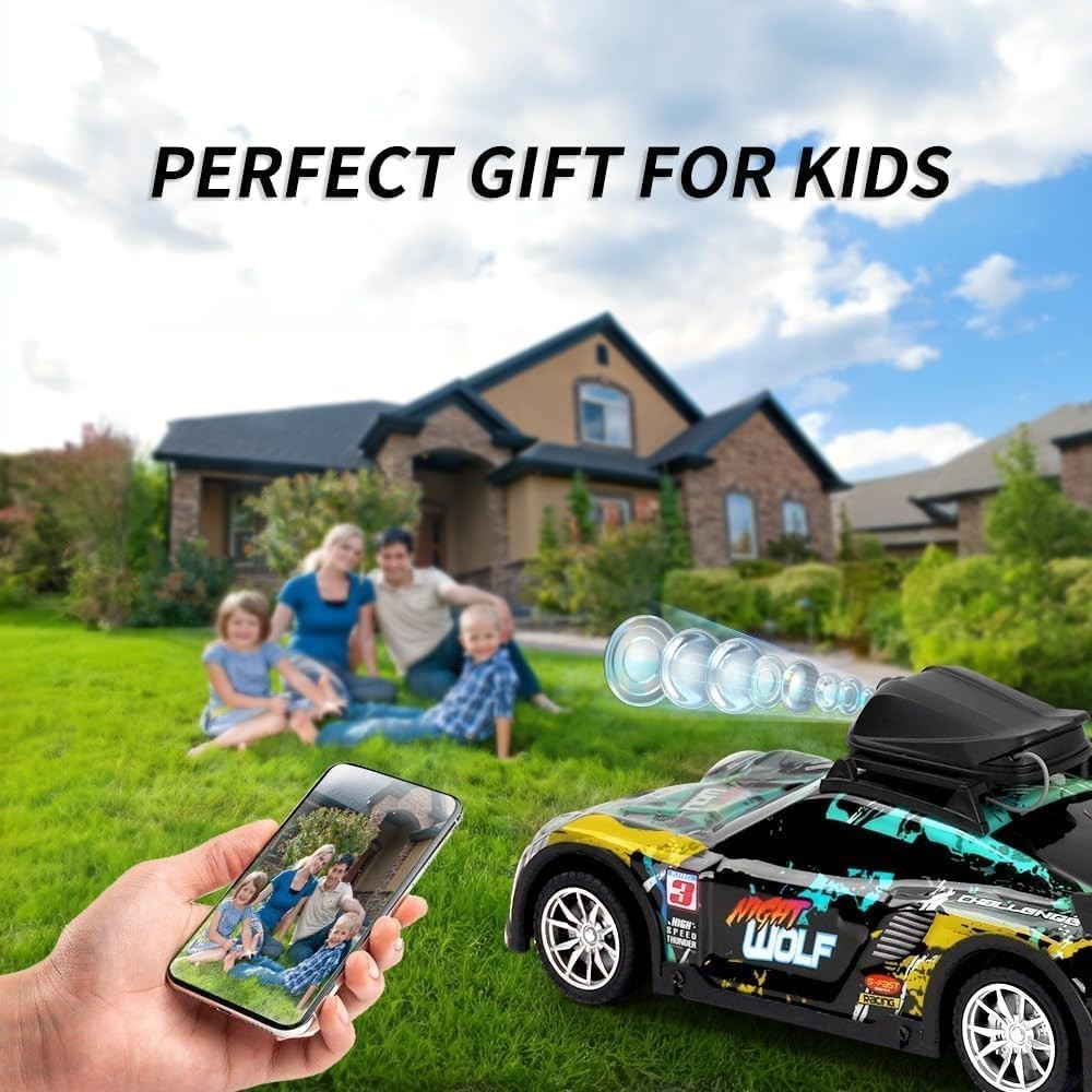 RC Car with HD Camera & App Control – 4WD Off-Road Remote Car for Kids & Adults