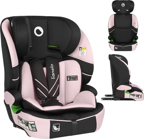 ISOFIX Child Car Seat 12 Months–12 Years Side Impact Adjustable Headrest