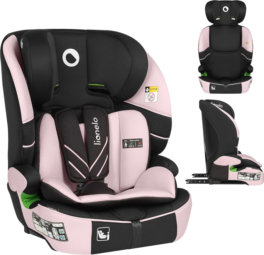 ISOFIX Child Car Seat 12 Months–12 Years Side Impact Adjustable Headrest