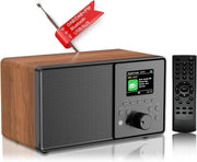 Retro DAB+ FM Digital Radio Bluetooth USB AUX Alarm Clock