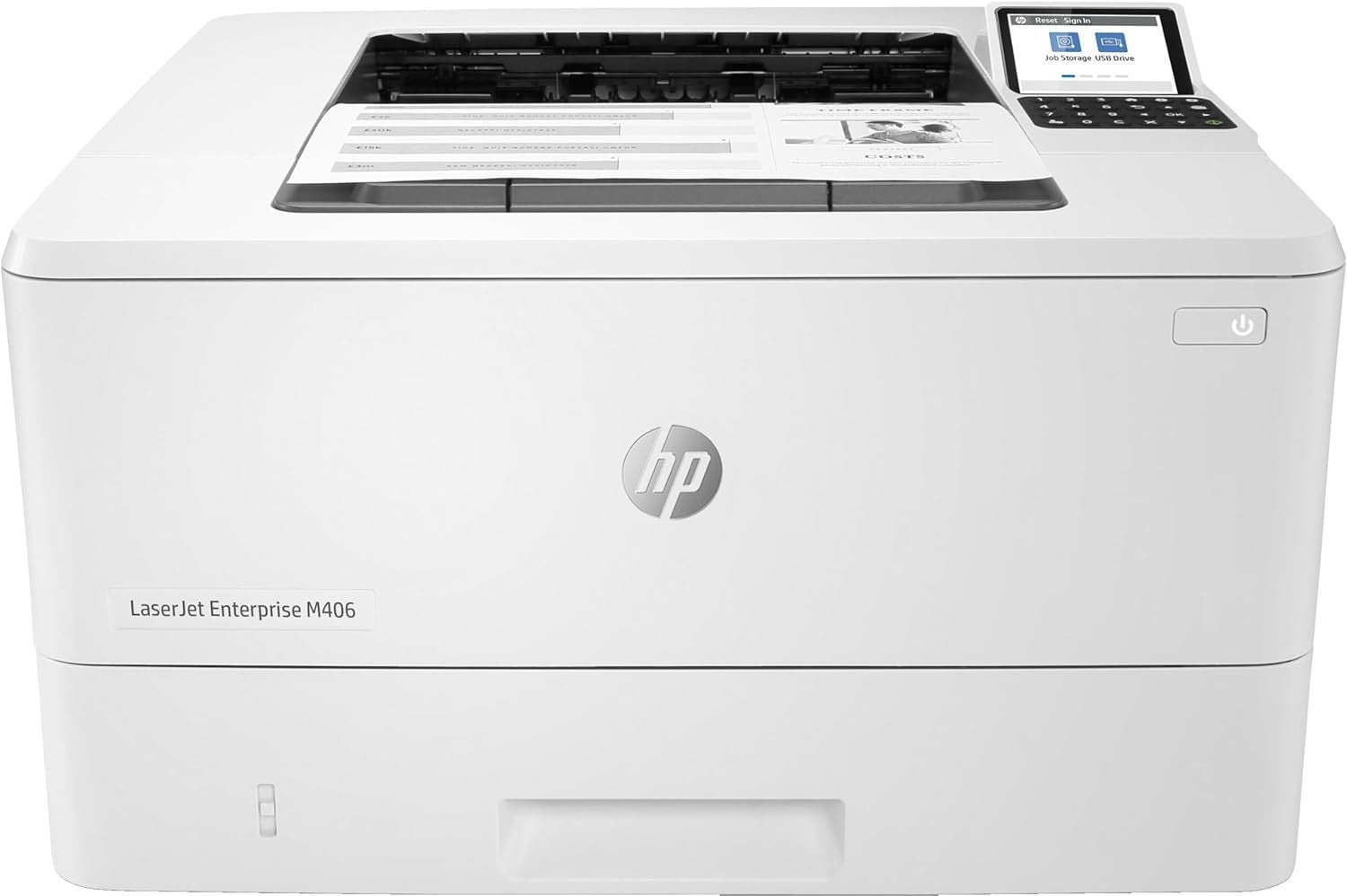 LaserJet Enterprise M406dn Colour Laser Printer | Duplex & 350-Sheet Tray | LA
