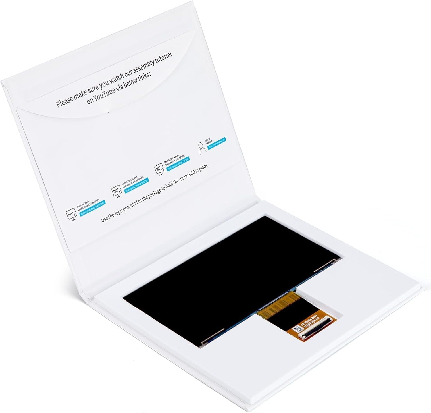 7in 9K Mono LCD Screen Resin Printer Spare Ultra Detail