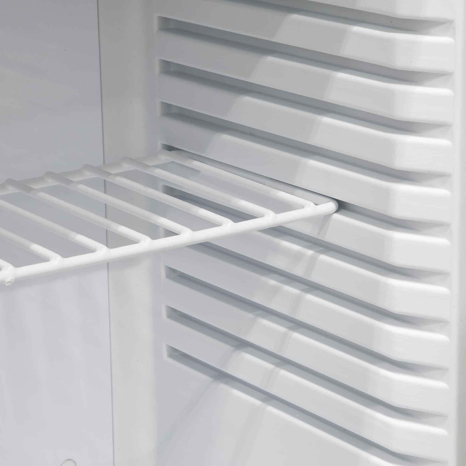 Mini Fridge 25L Cooler Ultra Quiet Black LED Light Reversible Door