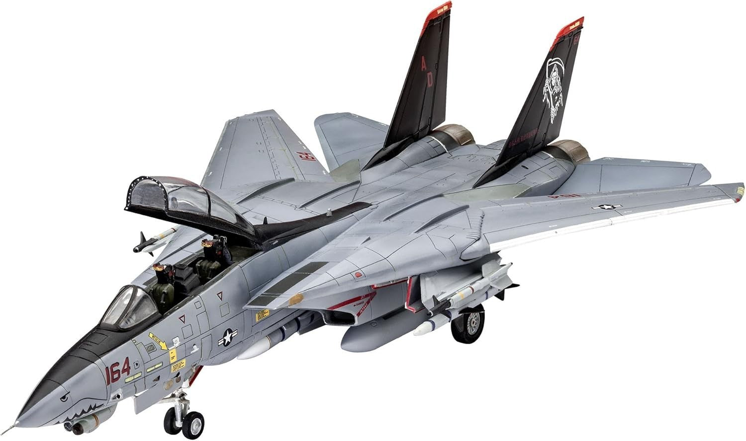 F-14D Super Tomcat 1:72 Jet Model Kit – 111 Parts Military Plane Replica