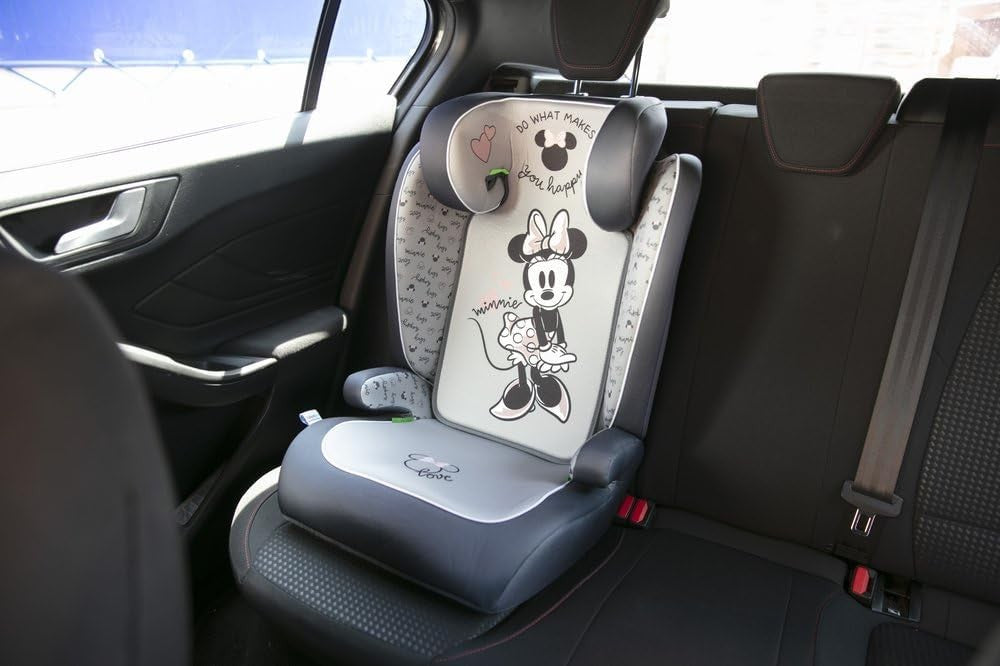 i-Size Child Car Seat 100–150cm R129 High Back Booster Cartoon Grey