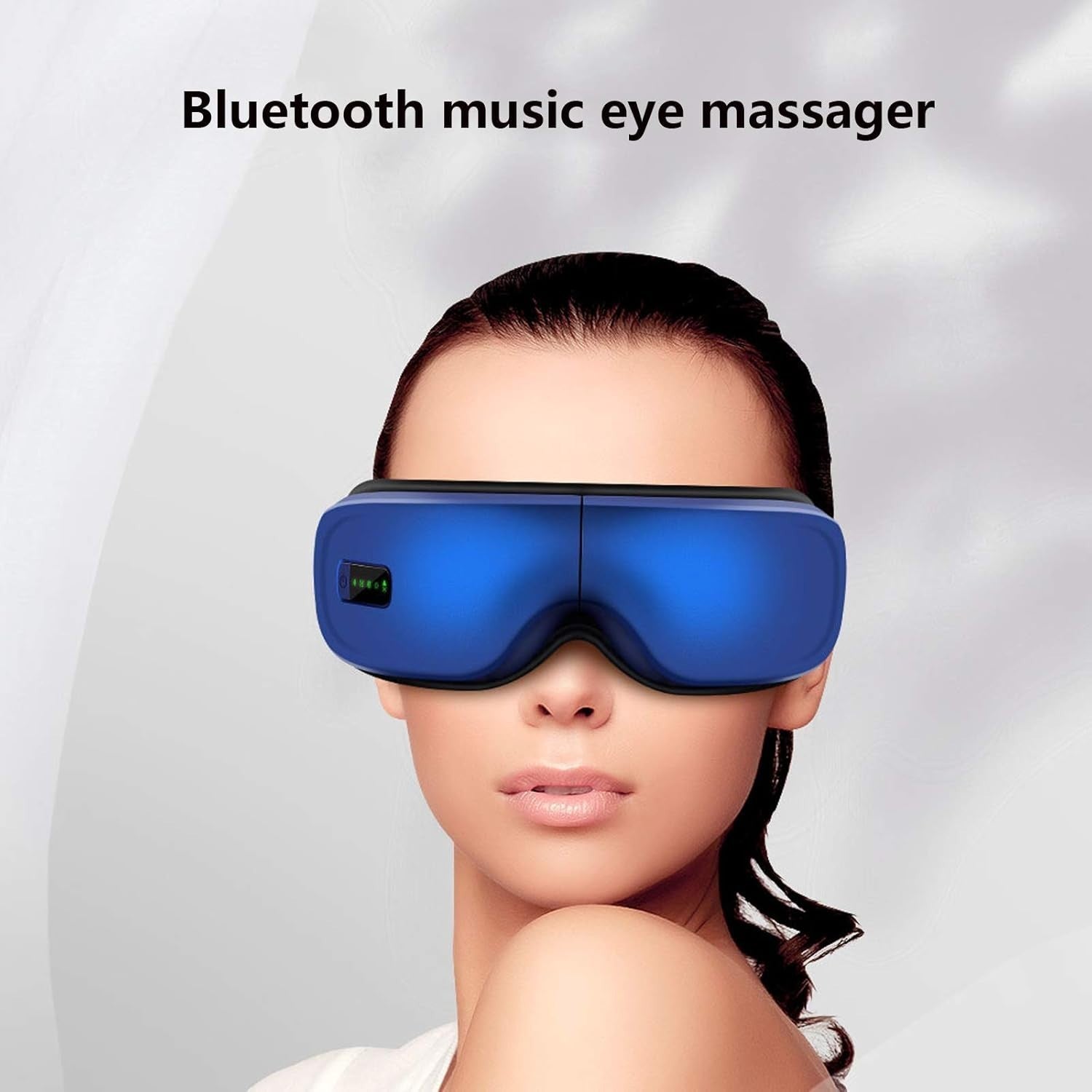Foldable Heated Eye Massager Air Compression Bluetooth