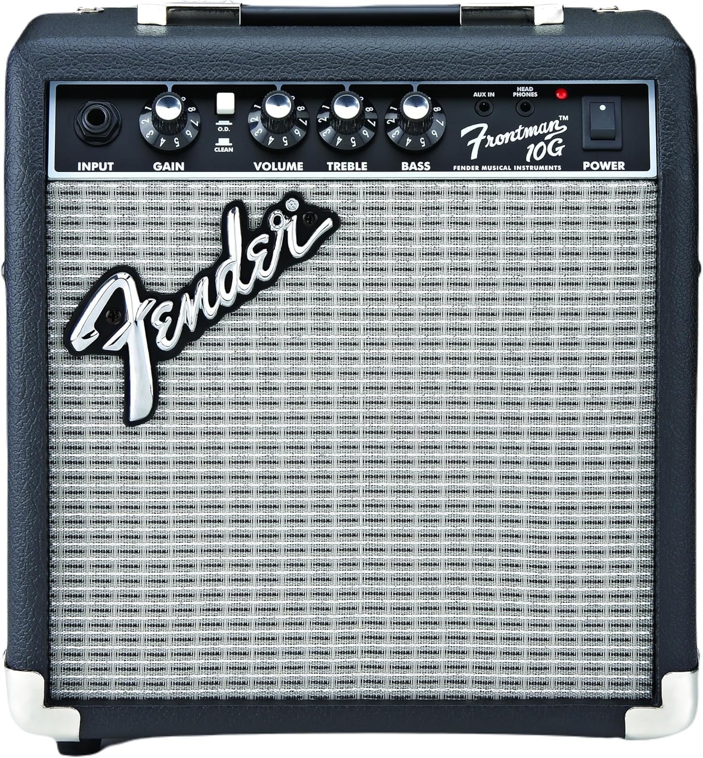 10W Guitar Combo Amp Practice Overdrive Headphone Jack Portable