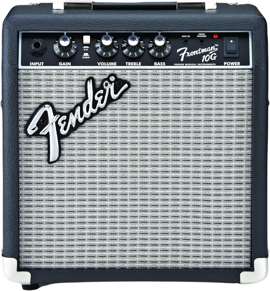 10W Guitar Combo Amp Practice Overdrive Headphone Jack Portable