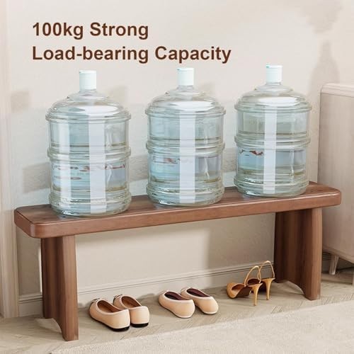 Rustic Wooden Entryway Bench Indoor Porch, Bedroom & Kitchen Seating 120cm