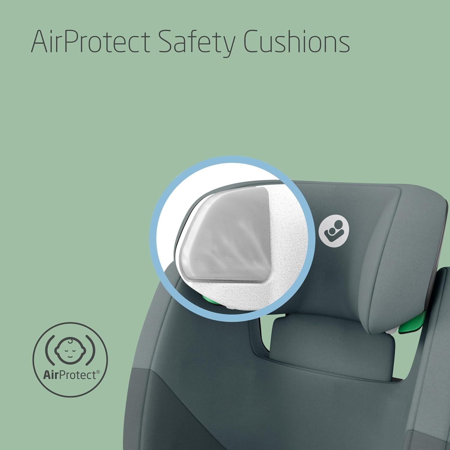i-Size ISOFIX High Back Booster Seat 100–150cm Adjustable Impact