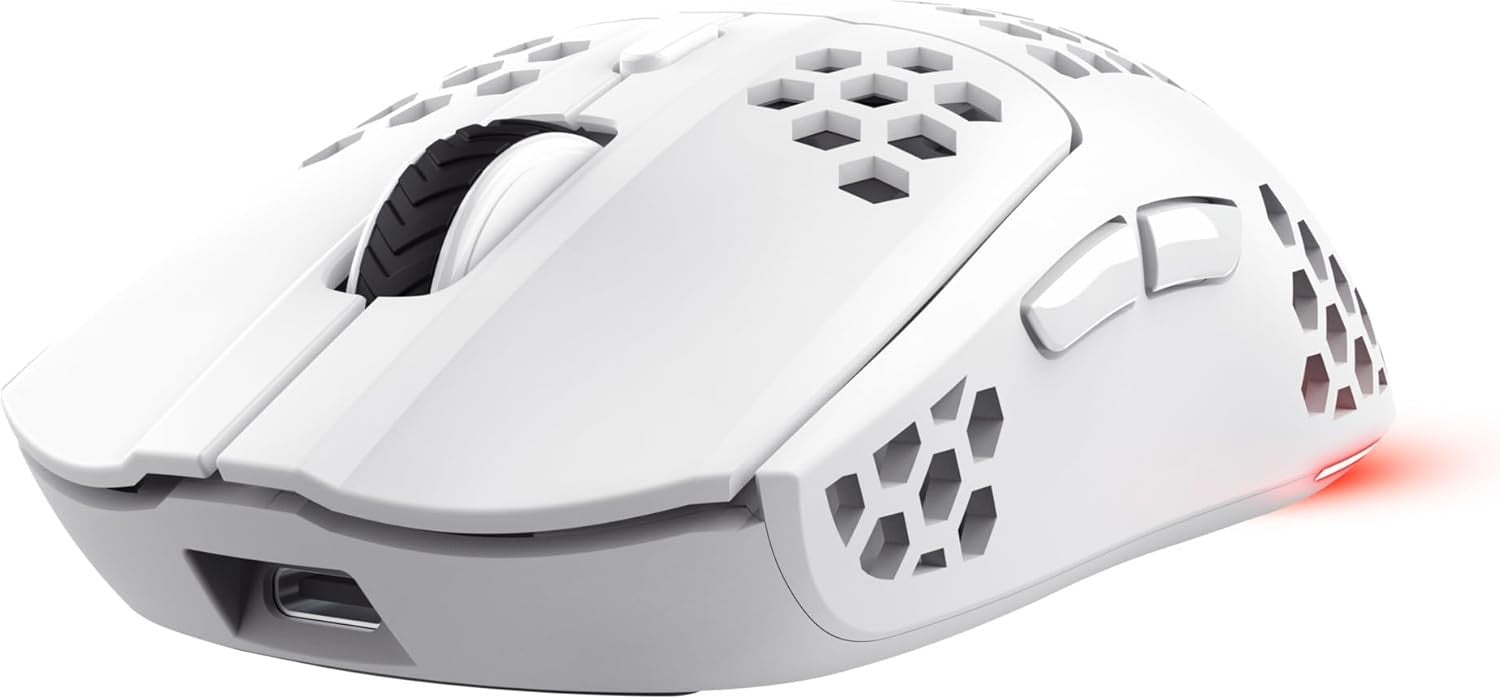 Ultralight Wireless Gaming Mouse 75g 80H RGB 4800 DPI White