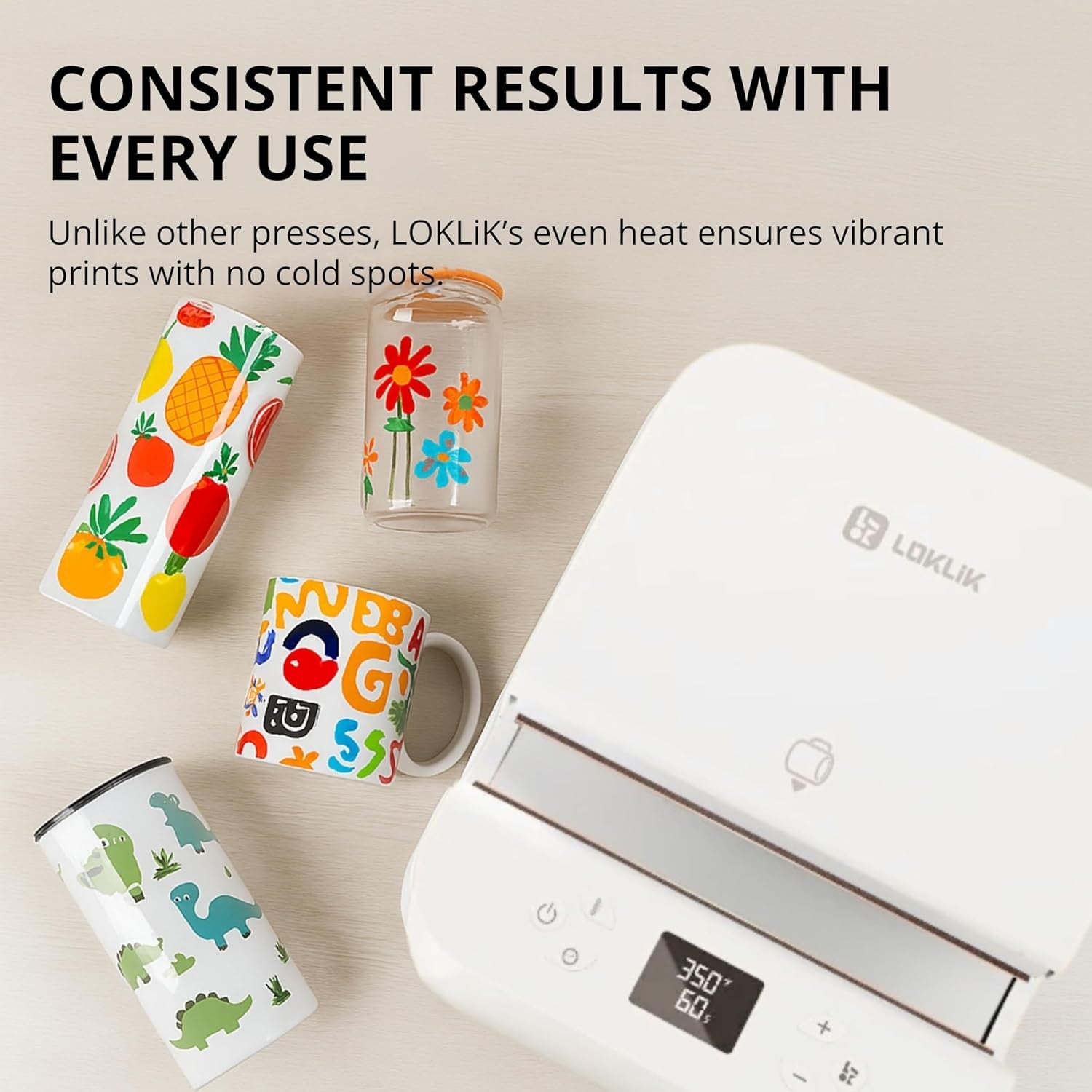 Auto Mug Heat Press Machine Tumbler Sublimation Kit with Mugs Craft