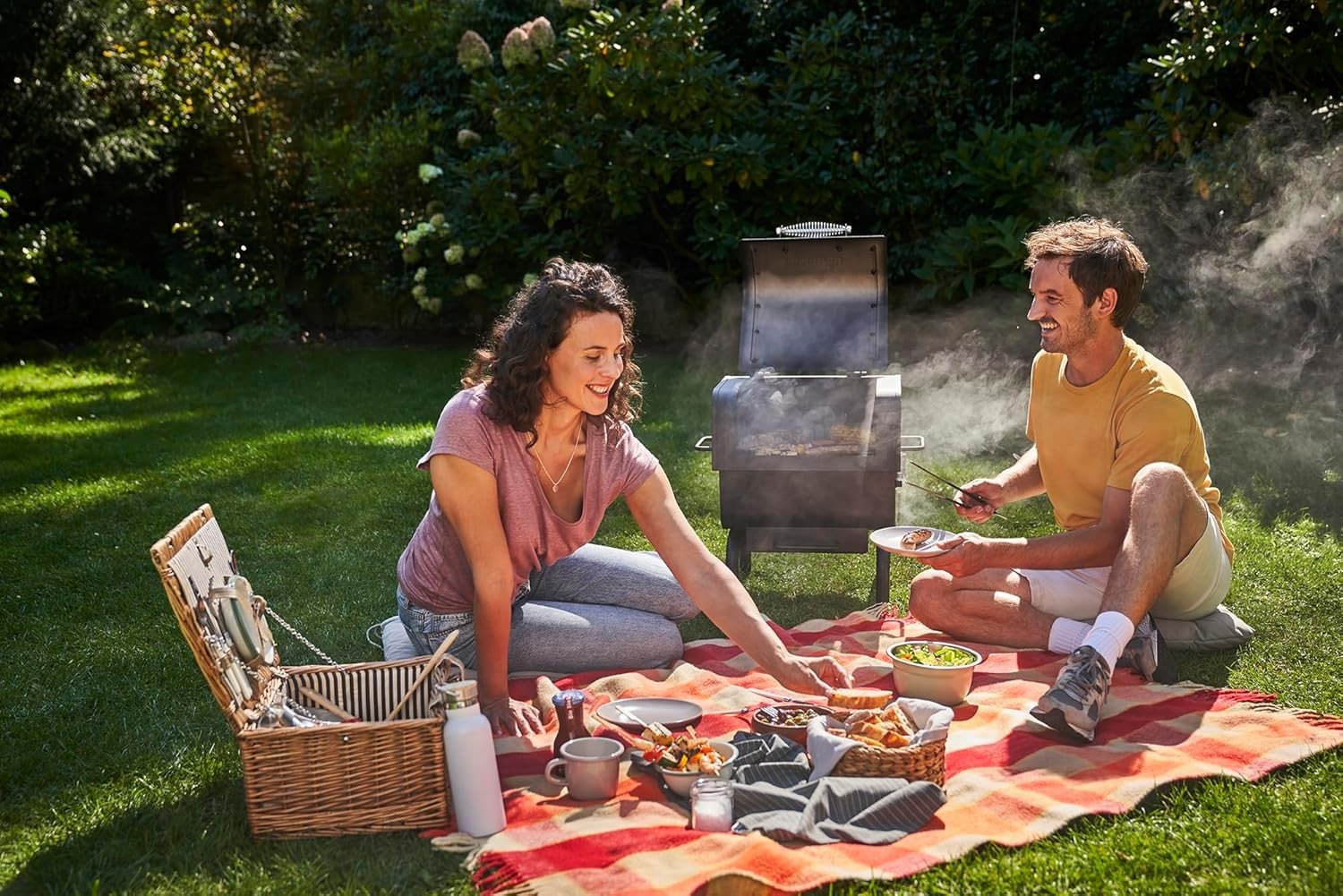 Portable Charcoal BBQ Grill with Adjustable Airflow | Outdoor Camping