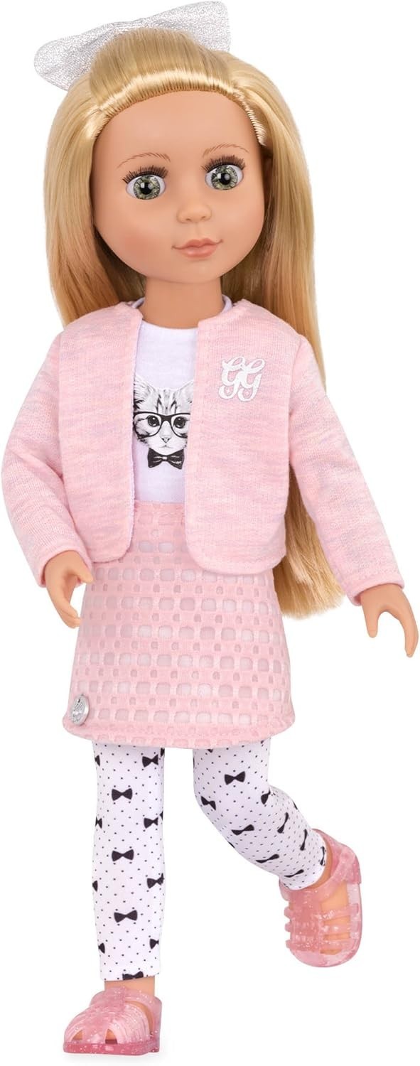 36cm Fashion Dolls Set Poseable Hair Styling Green & Blue Eyes