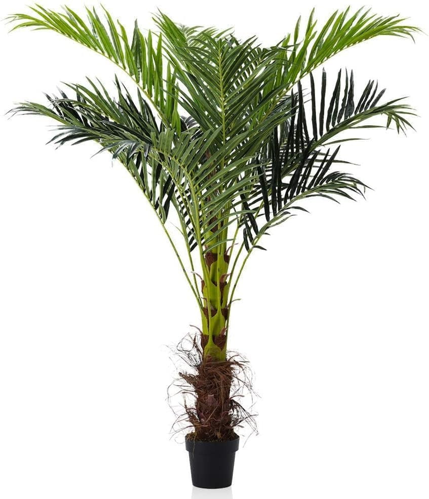 180cm Artificial Areca Palm Tree in Pot Tall Tropical Indoor Outdoor Decoration