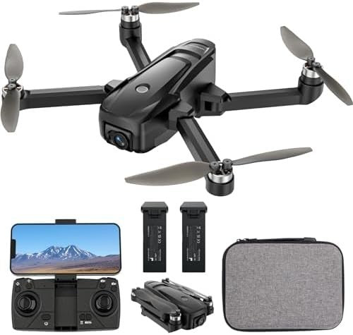 4K HD Drone w/ Brushless Motor Optical Flow Altitude Hold 30Min Flight