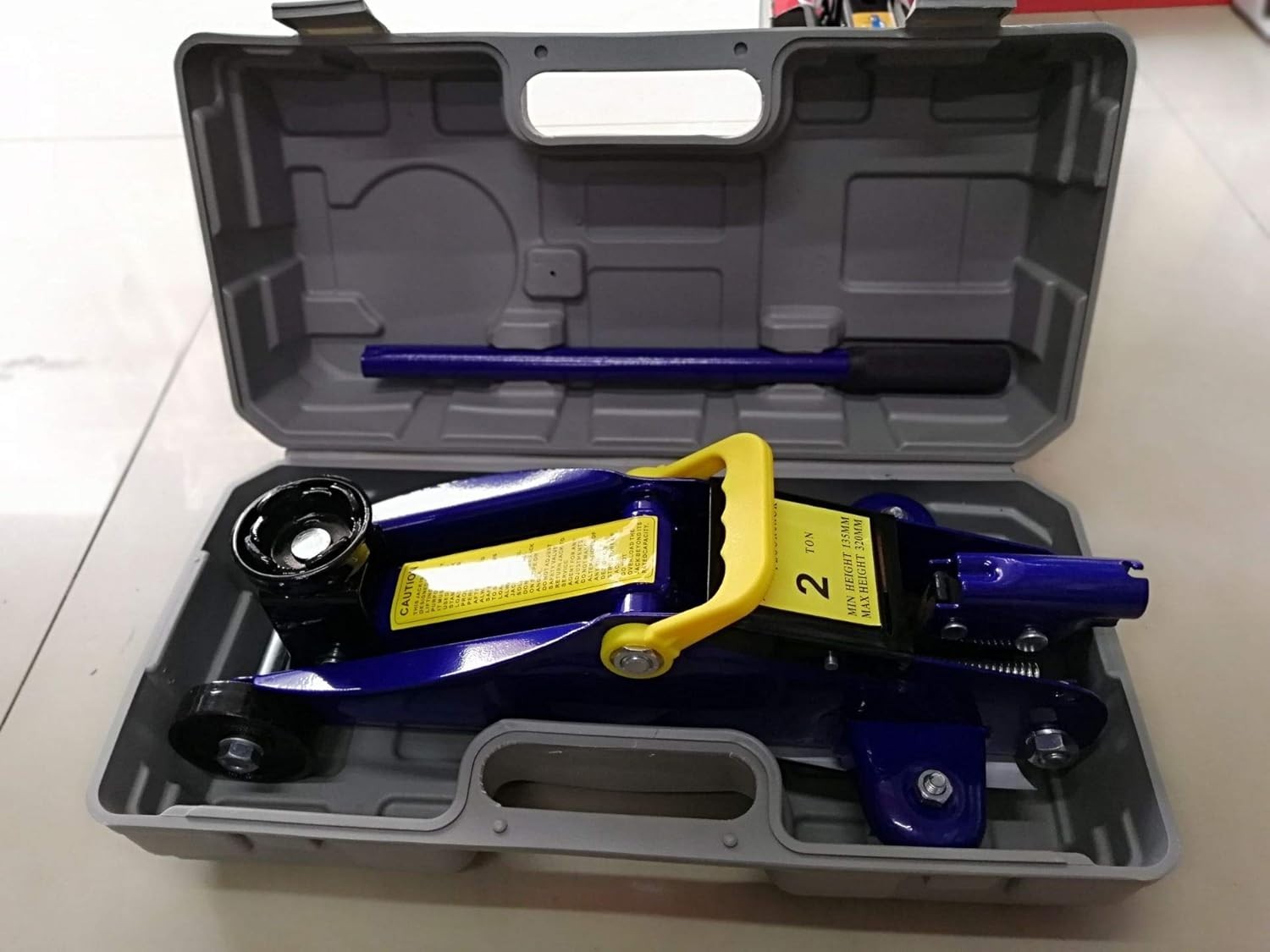 2 Ton Low Profile Hydraulic Trolley Jack Car Van Lift 135–320mm Heavy Duty