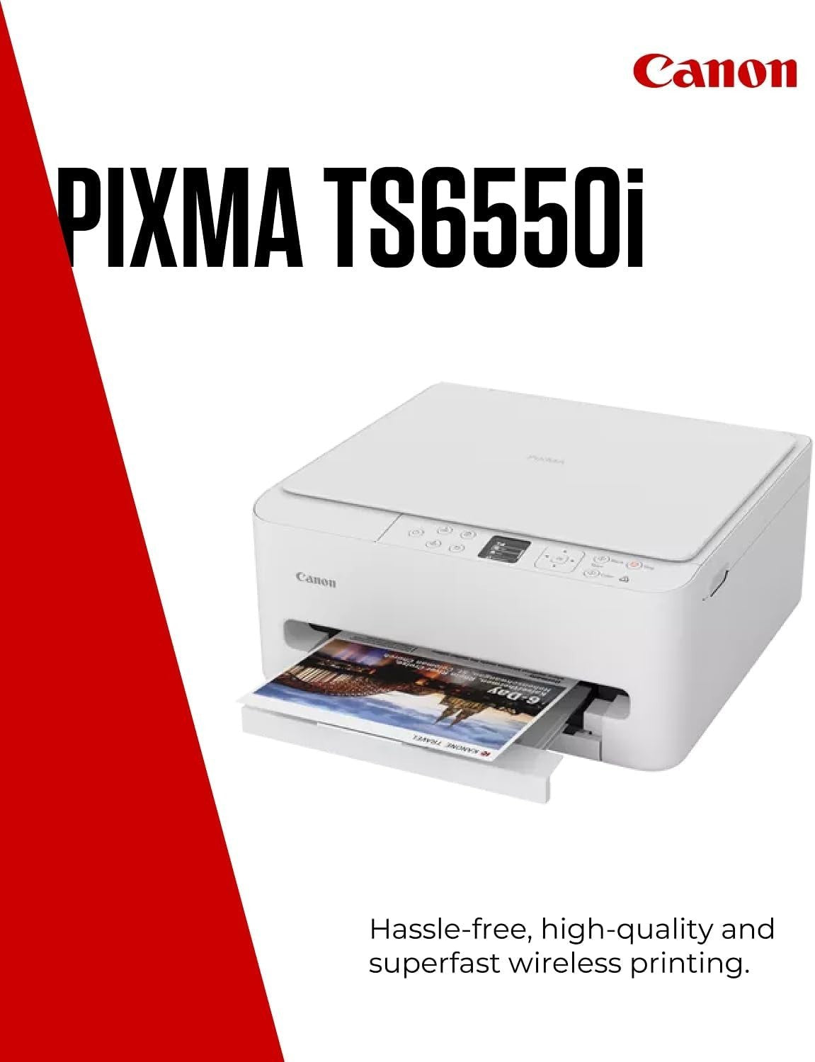 Wireless All-in-One Printer A4 Duplex OLED Display White