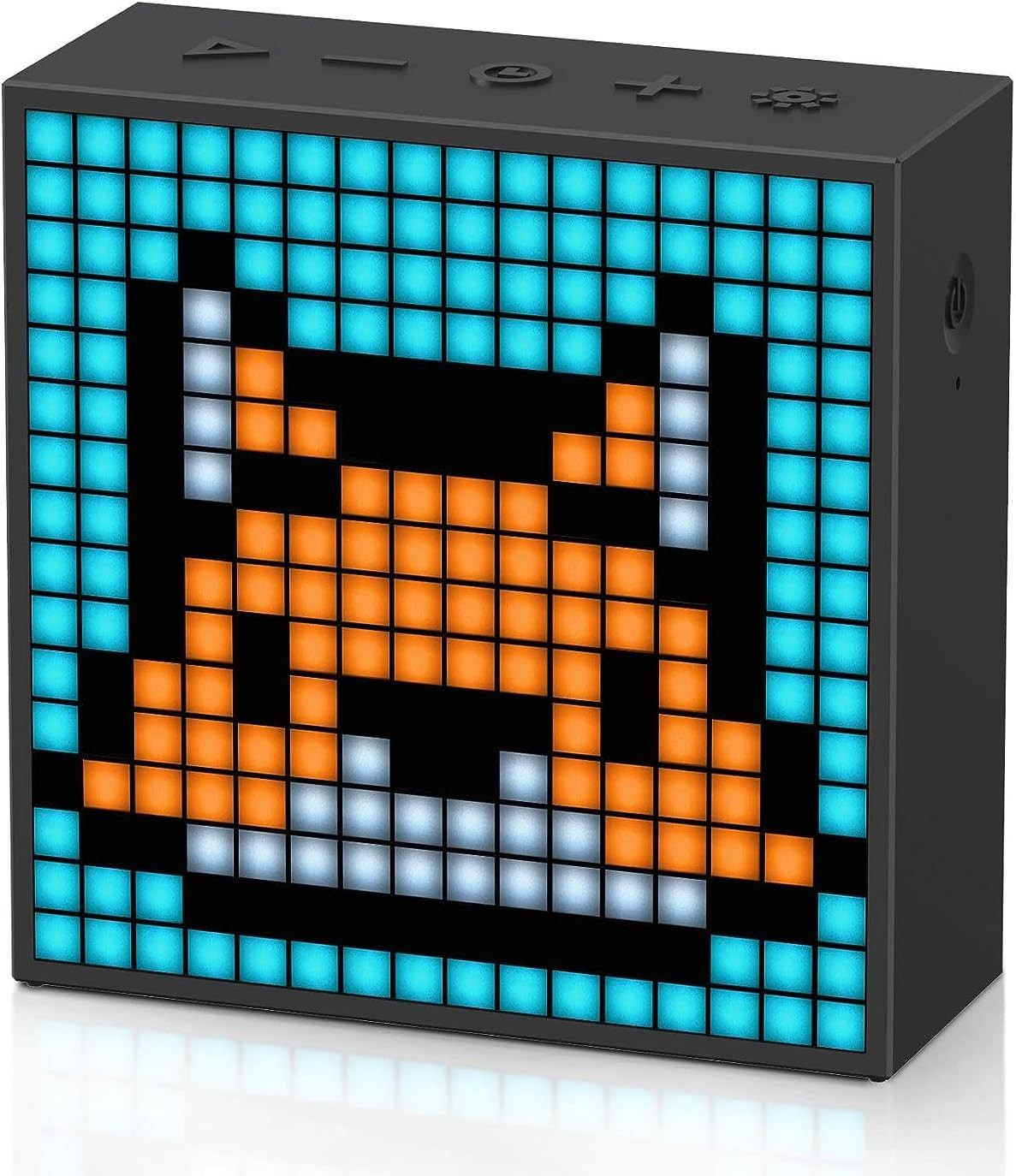 Pixel Art Bluetooth Speaker Alarm Clock LED Display App Control Desk Decor