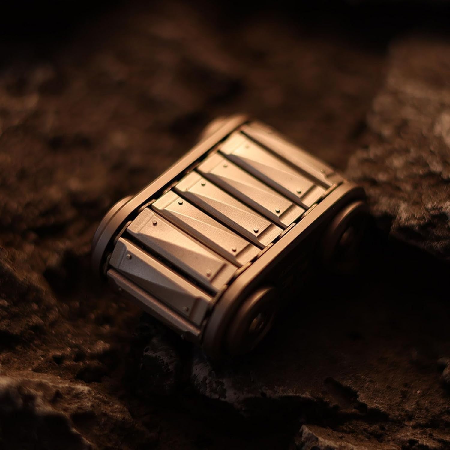 Tank Shape Stainless Steel Fidget Slider Roller Stress Relief EDC Toy