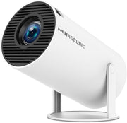 Android 14 Mini Projector 4K Support WiFi 6 Bluetooth 180° Ceiling