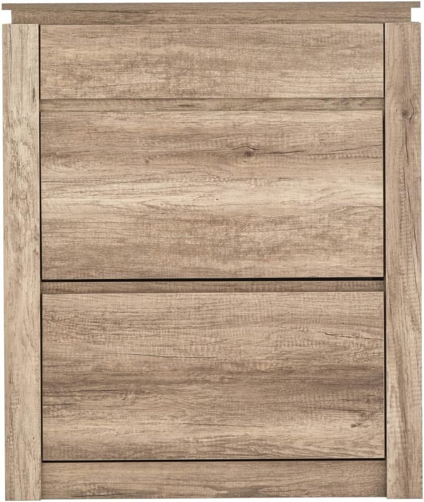 Oak Shoe Storage Cabinet with 3 Drawers & Adjustable Shelf – Space Saver