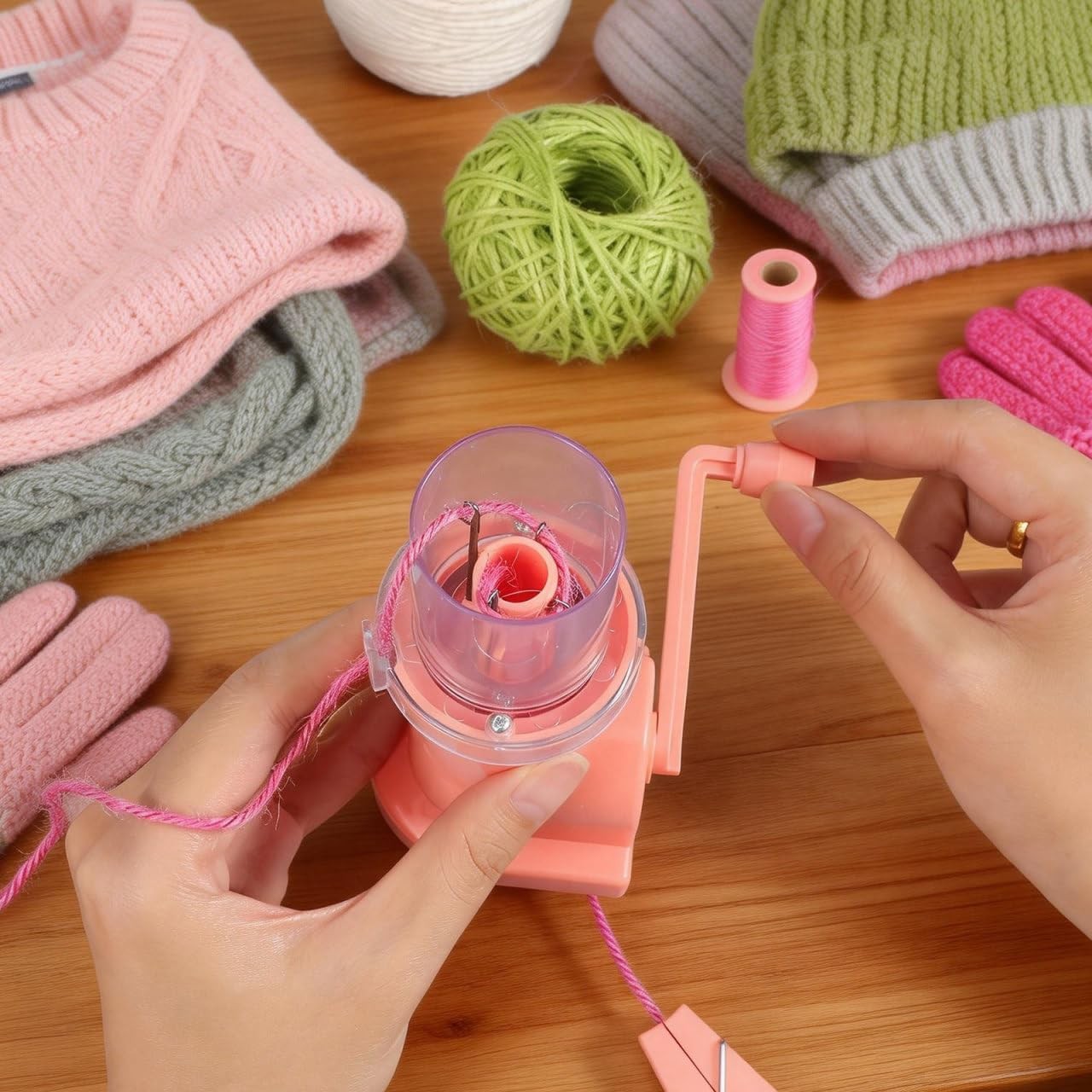 Hand Rope Weaving Machine DIY Bracelet Cord Knitting Tool Compact