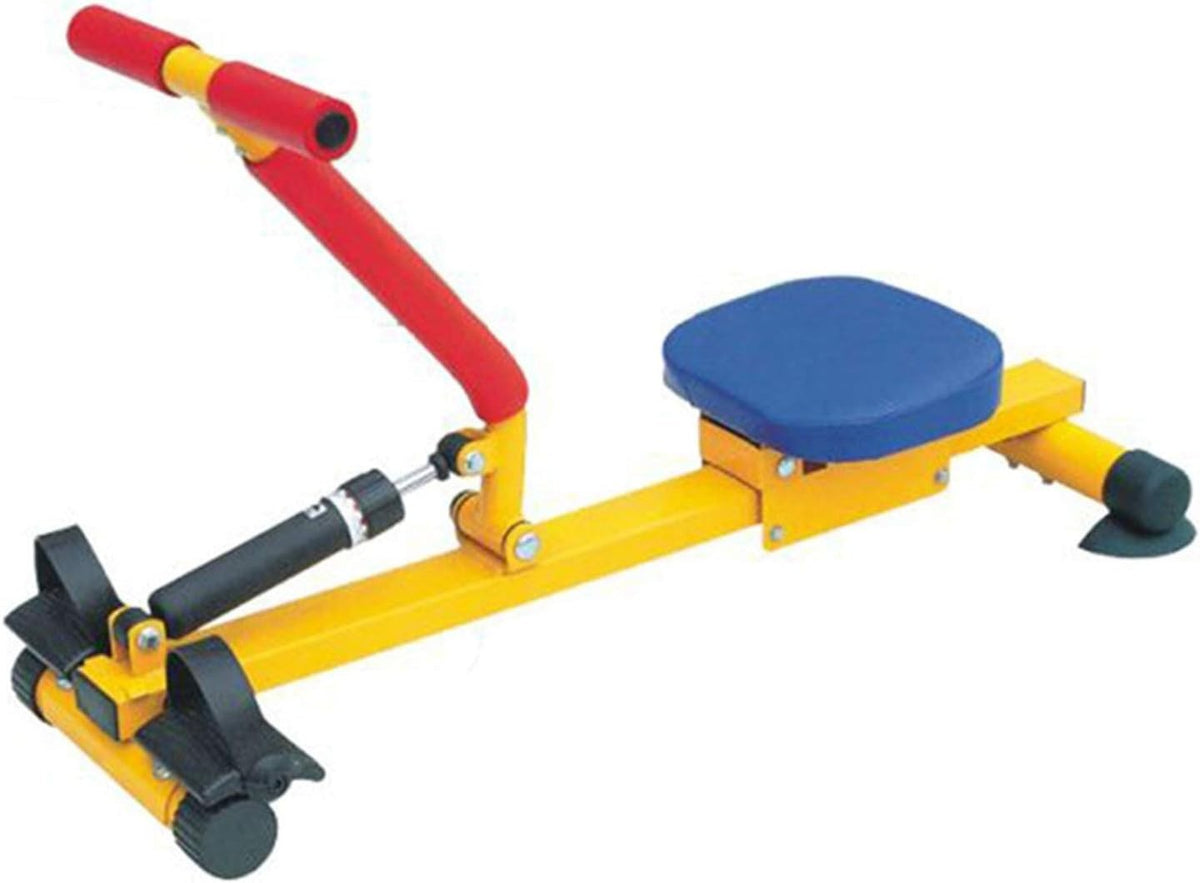 Kids Rowing Machine Hydraulic Resistance Compact Home Rower Strength Trainer