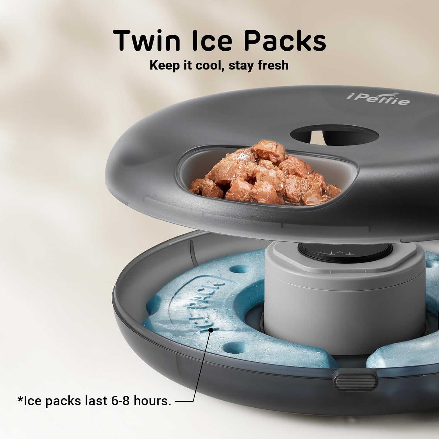 WiFi Automatic Pet Feeder 6 Meal Wet Dry Food Dispenser App Control