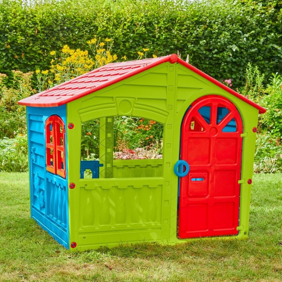 Kids Outdoor Playhouse Large Plastic Garden House Age 3+