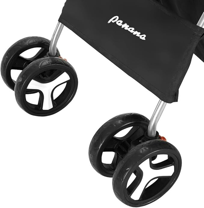 Dog Pet Stroller Foldable Pushchair Travel Pram 4 Wheel Jogging Carrier
