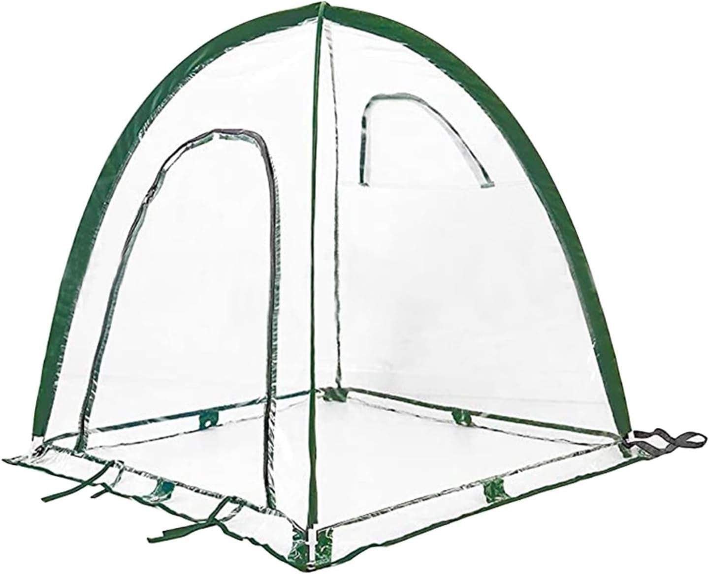 Portable PVC Pop-Up Greenhouse Tent Cold Frost Plant Protector 43x43x41cm