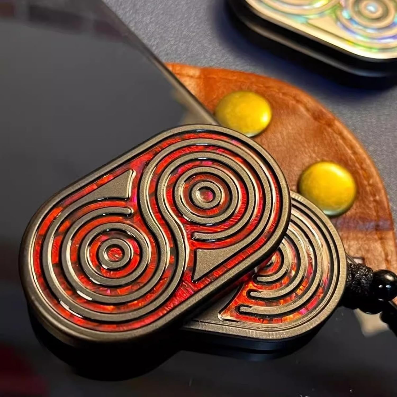 Stainless Steel Fidget Slider Haptic Click EDC Stress Relief Toy