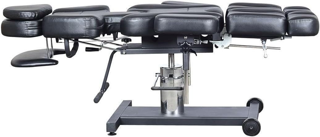 Hydraulic Adjustable Reclining Massage & Salon Bed Spa Therapy Chair
