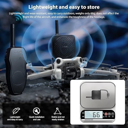 STARTRC Drone Mini Megaphone Loudspeaker for DJI Air 3S Mini 4 Pro Mini 3 Pro