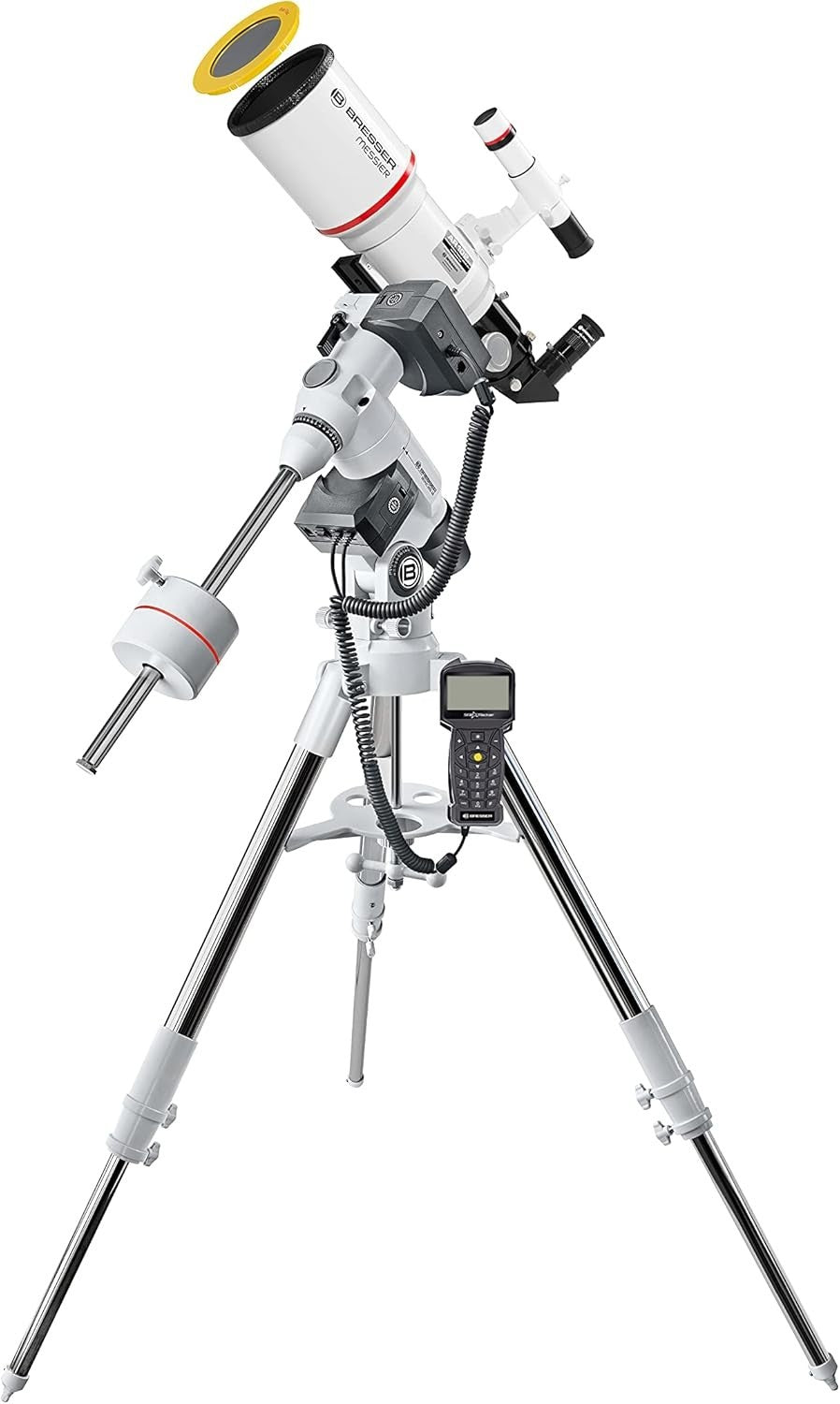 102/460 EQ5 GoTo Richfield Telescope White with Tripod Motor Tracking