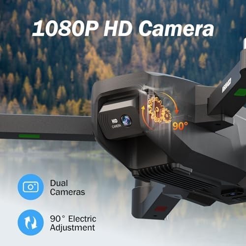 K600 GPS Drone 4K HD Camera, LCD Screen, Auto Return Follow Me Brushless Drone