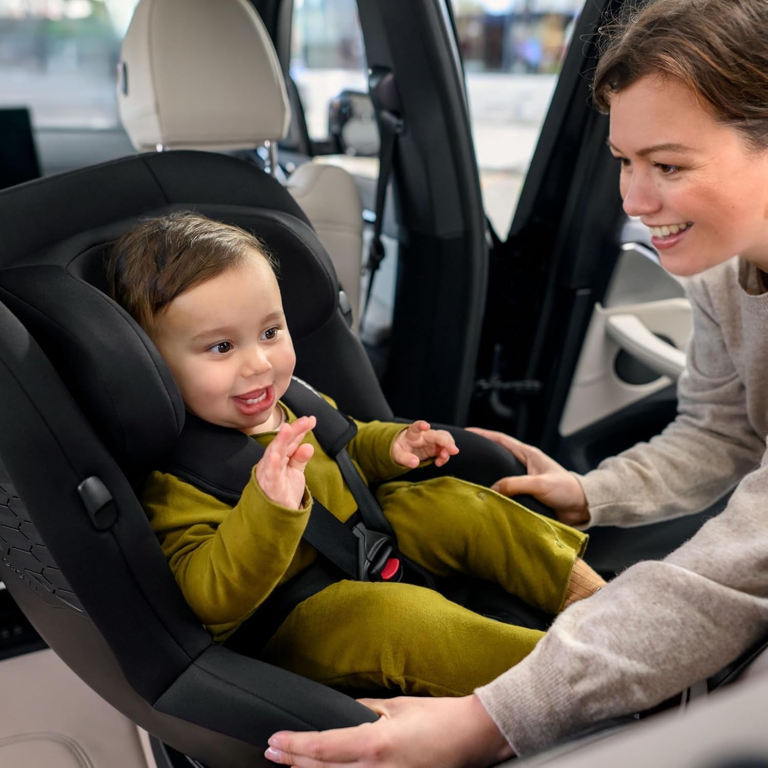 360° Rotating i-Size Car Seat ISOFIX 0–4 Years Side Impact Protection